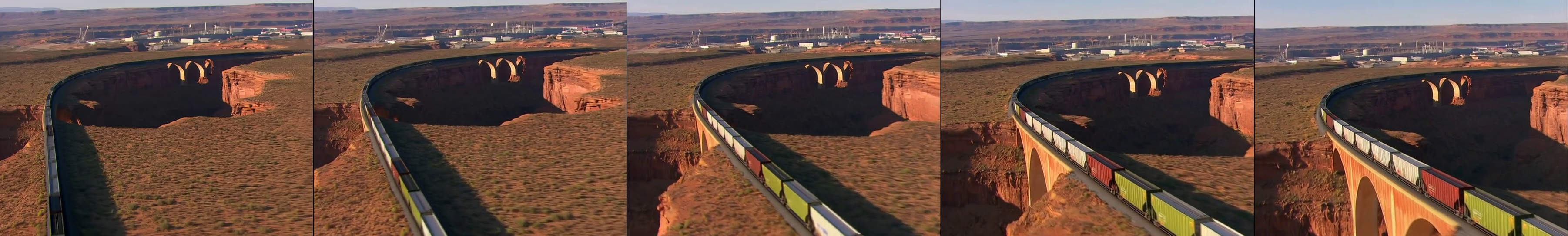 Ours freight train sequence.