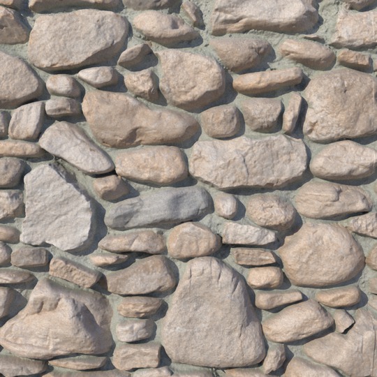 Rubble wall input.