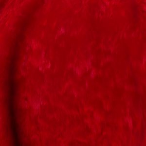 Crimson velvet on curved geometry.